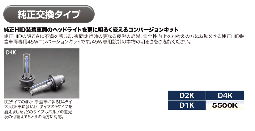 純正交換タイプ イメージ