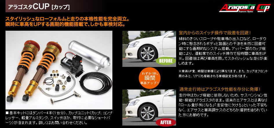 Topline アラゴスタ車高調アラゴスタカップ用 激安 格安ｈｉｒａｎｏ ｔｉｒｅオンラインカタログ