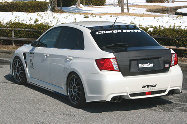 ◇色番号塗装サービス付◇ インプレッサ WRX STI GV# C型 4door BottomLine リアボトムライン FRP製 通販 