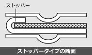 ストッパータイプ断面