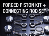 FORGED PISTON KIT +  CONNECTING ROD SET