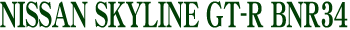 NISSAN SKYLINE GT-R - BNR34