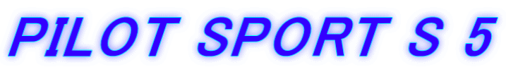 PILOT SPORT S 5