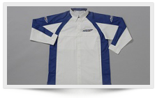 PIT SHIRT (Long Sleeve) COLOR:BLUE&WHITE