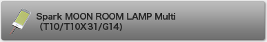 Spark　MOON　ROOM　LAMP　Multi（T10/T10X31/G14)