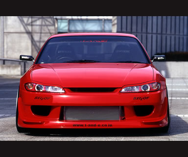 S15 シルビア 格安Vertex フロントバンパー カナード サイドステップ 格安